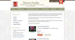 Desktop Screenshot of plumeriaparadise.com